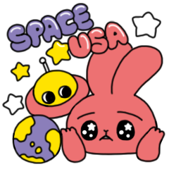 [LINEスタンプ] SPACE☆USAの画像（メイン）