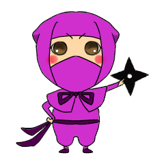 [LINEスタンプ] 忍者のくのちゃん