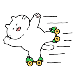 [LINEスタンプ] ネコのにゃーもっこ 1