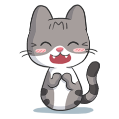 [LINEスタンプ] Meow the Tabby Catの画像（メイン）