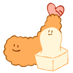 [LINEスタンプ] えびぷりもちもちスタンプの画像（メイン）