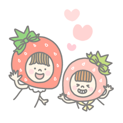 [LINEスタンプ] ひめいちごちゃん1