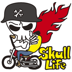 [LINEスタンプ] Skull life ver.1