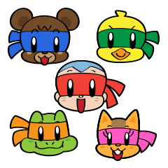 [LINEスタンプ] カンフー•バディ 5の画像（メイン）