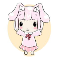 [LINEスタンプ] のんびりゆるうさぎ