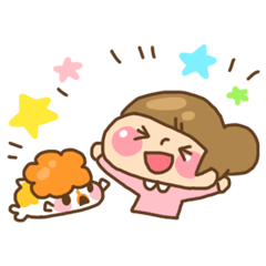 [LINEスタンプ] ちゅちゅたんとわたしの画像（メイン）