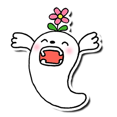 [LINEスタンプ] これ、オバケかなぁ？の画像（メイン）