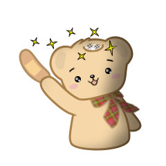 [LINEスタンプ] Hage Kuma  Pururun (English Ver.)の画像（メイン）