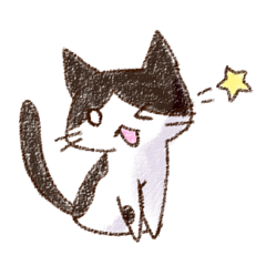 [LINEスタンプ] ぽちねこ