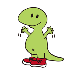 [LINEスタンプ] T-Rex And Friendz！の画像（メイン）