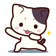 [LINEスタンプ] ぶち猫 にゃんこ