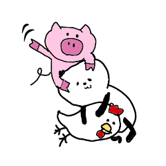 [LINEスタンプ] Best friends.の画像（メイン）