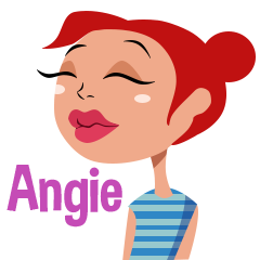 [LINEスタンプ] Angieの画像（メイン）