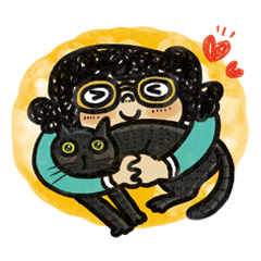 [LINEスタンプ] Hana love meow's 365の画像（メイン）