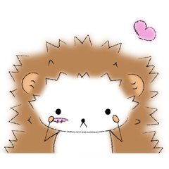 [LINEスタンプ] ハリネズミのアリソン