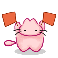 [LINEスタンプ] ハタモチねこ