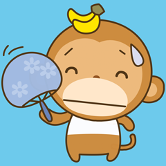 [LINEスタンプ] Banana Monkey