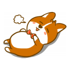 [LINEスタンプ] Love Corgi