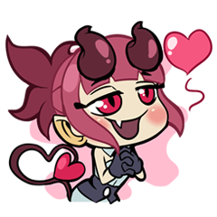 [LINEスタンプ] LILIN！ The Demon Girl！