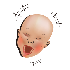 [LINEスタンプ] bold babysの画像（メイン）