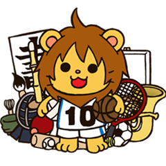 [LINEスタンプ] おさる(学校生活ver)の画像（メイン）