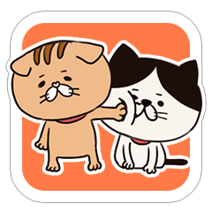 [LINEスタンプ] 猫のクロとマロン