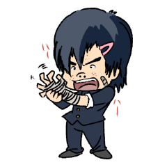 [LINEスタンプ] 中二病