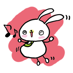 [LINEスタンプ] メタボうさぎ 1