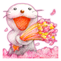 [LINEスタンプ] ごきげんアザラシ