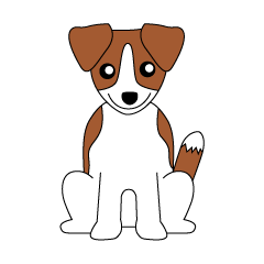 [LINEスタンプ] JRT-ジャックラッセルテリアの画像（メイン）