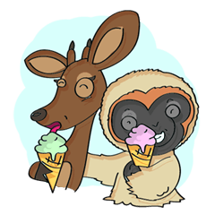 [LINEスタンプ] Tony and Ling - a friendship forever ！