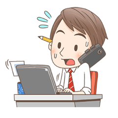 [LINEスタンプ] 本間さんのビジネスライフの画像（メイン）