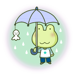 [LINEスタンプ] KAERU-SAN