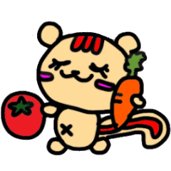 [LINEスタンプ] ほっこりすの画像（メイン）