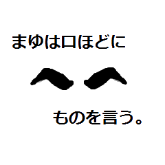 まゆは口ほどにものを言う！