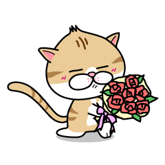 [LINEスタンプ] たまねぎ頭の子ねこ「ウリ」の画像（メイン）