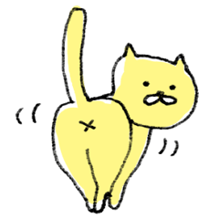 [LINEスタンプ] yellow catの画像（メイン）