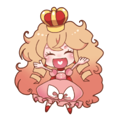 [LINEスタンプ] Everyday princess