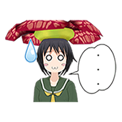 [LINEスタンプ] JK ラフレシアさん