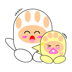 [LINEスタンプ] ニックキューとミニックキューの楽しい毎日