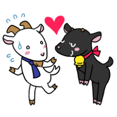 [LINEスタンプ] 子やぎのMayとRio