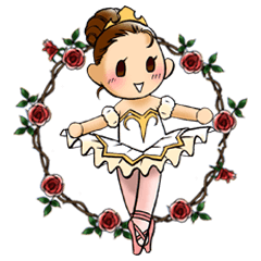 [LINEスタンプ] バレリーナ・ライフ