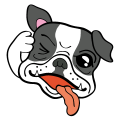 [LINEスタンプ] 愛犬スタンプ フレンチブルドッグの画像（メイン）