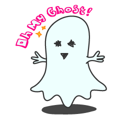 [LINEスタンプ] Oh My Ghost！の画像（メイン）