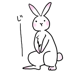 [LINEスタンプ] うさぎのモロモロ