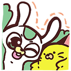 [LINEスタンプ] ぺさぎとひねこと。