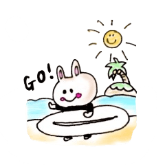 [LINEスタンプ] うさぎのもふちゃん【日常ver.】