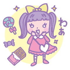 [LINEスタンプ] Gothic Lolita ＆ Sweet Lolitaの画像（メイン）