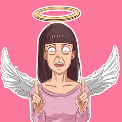 [LINEスタンプ] Crazy lady