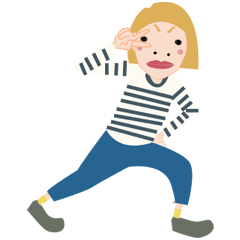 [LINEスタンプ] go！go！AKKO-chan